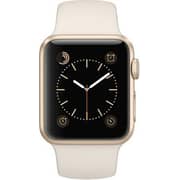 Apple Watch Sport - 38mm Gold Aluminium Case with Antique White Sport Band