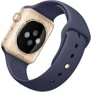 Apple Watch Sport - 42mm Gold Aluminium Case with Midnight Blue Sport Band