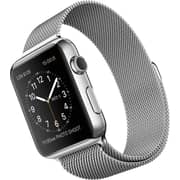 Apple Watch - 42mm Stainless Steel Case with Milanese Loop