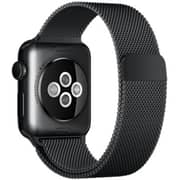 Apple Watch - 38mm Space Black Stainless Steel Case with Space Black Milanese Loop