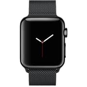Apple Watch - 38mm Space Black Stainless Steel Case with Space Black Milanese Loop