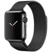 Apple Watch - 38mm Space Black Stainless Steel Case with Space Black Milanese Loop