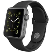Apple Watch Series 2 - 38mm Space Grey Aluminium Case with Black Sport Band