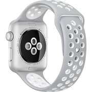 Apple Watch Nike+ - 38mm Silver Aluminium Case with Flat Silver/White Nike Sport Band