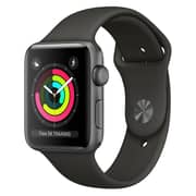 Apple Watch Series 3 GPS - 38mm Space Grey Aluminium Case with Grey Sport Band