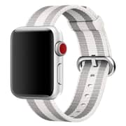 Apple Woven Nylon Band 42mm White Stripe - MQVT2ZM/A