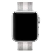 Apple Woven Nylon Band 42mm White Stripe - MQVT2ZM/A