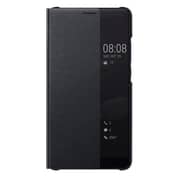 حافظة جلد فليب لهاتف هواوي سمارت فيو أسود لهاتف ميت 10
