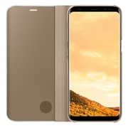 Samsung Clear Standing View Cover Gold For Galaxy S8