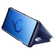 Samsung Clear View Standing Cover Blue For Galaxy S9 - EF-ZG960CLEGWW
