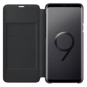 Samsung LED Flip Wallet Cover Black For Galaxy S9 Plus - EF-NG965PBEGWW