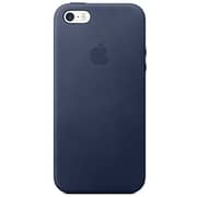 Apple Leather Case Midnight Blue For iPhone SE - MMHG2ZM/A
