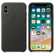 Apple Leather Case Black For iPhone X - MQTD2ZM/A