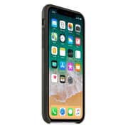Apple Leather Case Black For iPhone X - MQTD2ZM/A