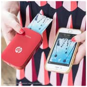 HP Sprocket Bluetooth Photo Printer Red