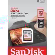 Sandisk SDSDUNC032GGN6IN Ultra SDHC 32GB 80MB/s Class 10 UHS-I