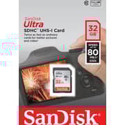 Sandisk SDSDUNC032GGN6IN Ultra SDHC 32GB 80MB/s Class 10 UHS-I