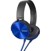 Sony MDRXB450AP Over Ear Headphone Blue