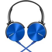 Sony MDRXB450AP Over Ear Headphone Blue