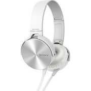 Sony MDRXB450AP Over Ear Headphone White