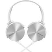 Sony MDRXB450AP Over Ear Headphone White