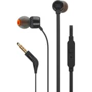 JBL Tune 110 Wired Tangle Free Cable In Ear Headphones - Black