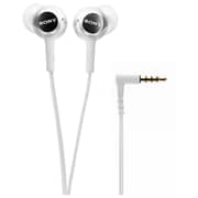 Sony In-Ear Headphones with Mic White MDREX155APW
