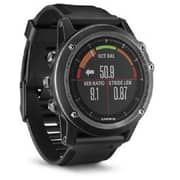 Garmin 0100133871 Fenix 3 Sapphire HR Watch Grey/Black