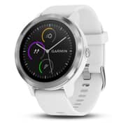 Garmin Vivoactive 3 GPS Smart Watch With White Silicone Strap