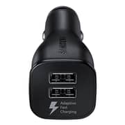 Samsung Dual Port Fast Car Charger Black