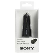 Sony Dual Port USB Car Charger Black