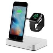 Belkin F8J200VFWHT Dual Charging Station White For IPhone & Apple Watch W/ 1.2m Charging Cable