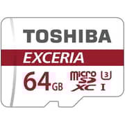 Toshiba THNM302R0640E M302 Exceria 90MBPS Micro SD Card 64GB Red W/ Adaptor