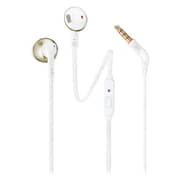 JBL T205 Wired Earbud Headphone Champagne Gold