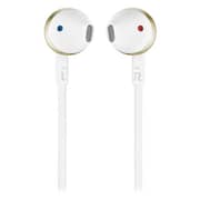 JBL T205 Wired Earbud Headphone Champagne Gold