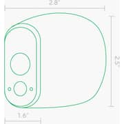 Netgear VMC3030100EUS Arlo Smart Home Add On HD Wireless Security Camera White W/O Base