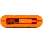 LaCie Rugged Thunderbolt Hard Drive 1TB Silver/Orange STEV1000400