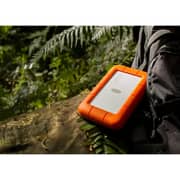 LaCie Rugged Thunderbolt Hard Drive 1TB Silver/Orange STEV1000400