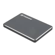 Transcend StoreJet Extra Slim Portable Hard Drive 2TB Aluminium TS2TSJ25C3N