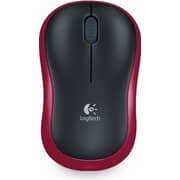 Logitech 910002237 M185 Wireless Mouse Red