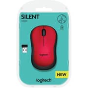 Logitech 910004880 M220 Silent Wireless Mobile Mouse Red