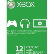 Microsoft Xbox Live Gold Card Membership 12Months - 52M00545