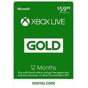 Microsoft Xbox Live 12 Months Gold Card Membership Online Product Key License