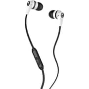 Skullcandy INKD 2 In Ear Earphone With In-line Mic and Remote White/Black S2IKFY074