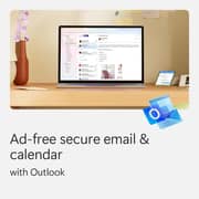 Microsoft 365 Family Copilot Subscription - Up to 6 Users, AI-Powered Apps, 1TB Cloud Storage & Advanced Security