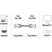 Hama Double Shielded VGA To VGA Cable 3m Black