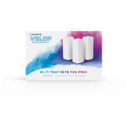 Linksys WHW0303 Velop Tri-Band AC6600 Modular Whole Home Wi-Fi Mesh System - Pack of 3 + Belkin F7D7602UK Netcam HD Wi-Fi Camera W/ Night Vision