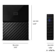 Western Digital My Passport Hard Drive For Playstation4 4TB Black WDBZGE0040BBKWESN