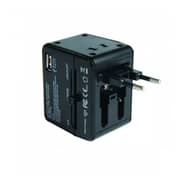 Merlin World USB Travel Adapter with Built-in Router Black - 76665