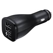 Samsung Dual USB Car Charger Black With Type C Cable - EP-LN920CBEGAE